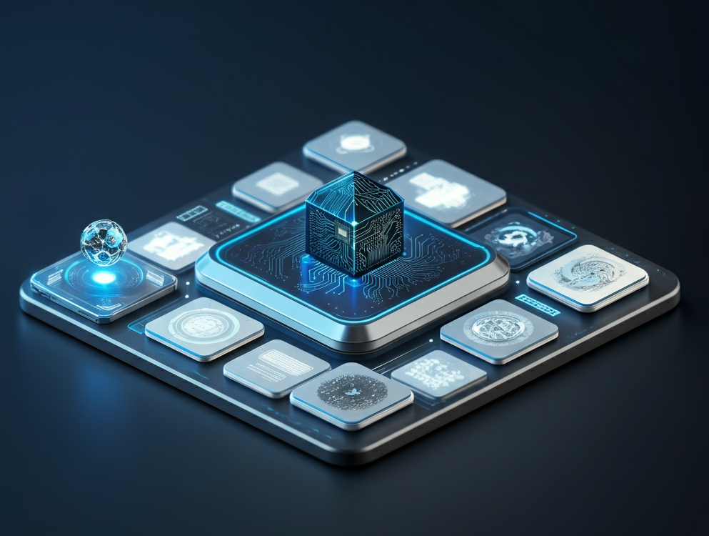 Futuristic technology and innovation by Renas Tech